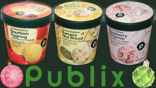 картинка: Мороженое Publix: Бурбонский эгг-ног, бананово-ореховый хлеб и малиновая элегантность. Обзор