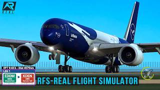 Lufthansa Airbus A350-900 Full Flight ✈️ Munich to Denver | Real Flight Simulator RFS