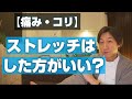 痛みがある時、ストレッチはした方がいい？【腰痛】【肩こり】