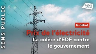 La colère d'EDF contre le gouvernement