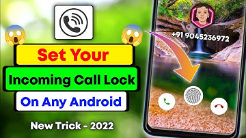 Incoming Call Lock | कोई भी आपकी Call नहीं उठा पाएगा | Enable This Secret Hidden Trick - 2022