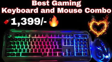 ZEBRONICS Zeb-Transformer Premium Gaming Keyboard and Mouse Combo Set //  Unboxing and Review