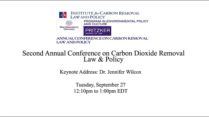 Keynote Address: Dr. Jennifer Wilcox