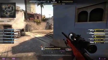 CS:GO | Wallbang Noscope | AWP | I cant believe it xD