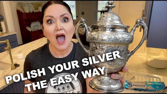 DIY Secret Mexican Silver Cleaner, silver cleaning cloth you can make 