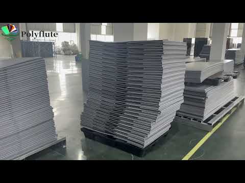 Production line of Polyflute Pallet Sleeve Box, a lot of stock