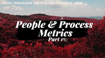 People and Process Metrics - 1