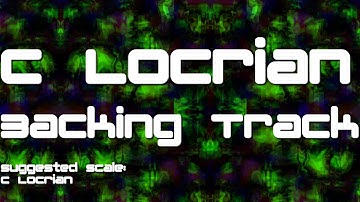 C Locrian Backing Track Alternative Trip Rock