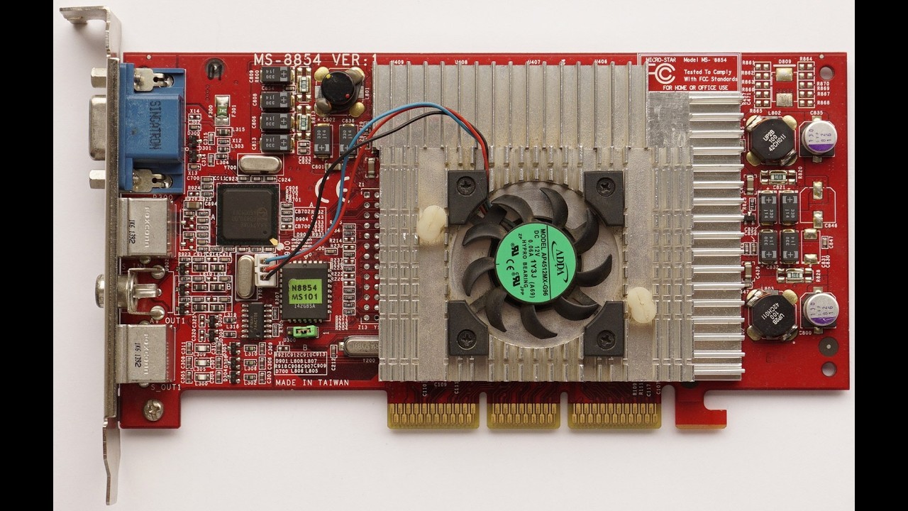 👉 GeForce 3 Ti 500 64 MB DDR AGP by MSI (G3Ti500 Pro – VTG / MS-8854 ...