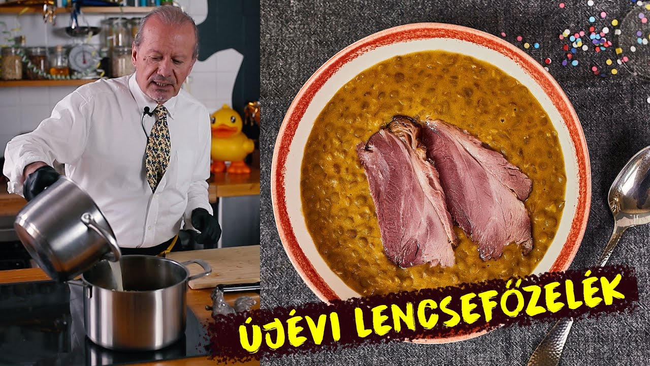 Lajos-féle újévi LENCSEFŐZELÉK 🍀✨