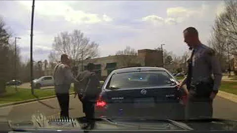 Dashcam footage released in 2018 incident involvin...