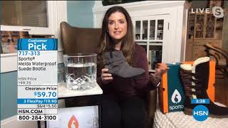 Sporto Melda Waterproof Suede Bootie