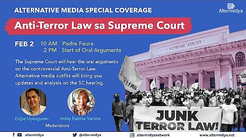 Anti-Terror Law sa Supreme Court