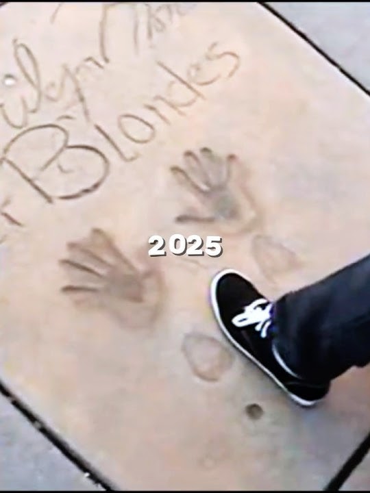 2025 Marilyn Monroe Handprints and Footprints vs 1953 – Then and Now