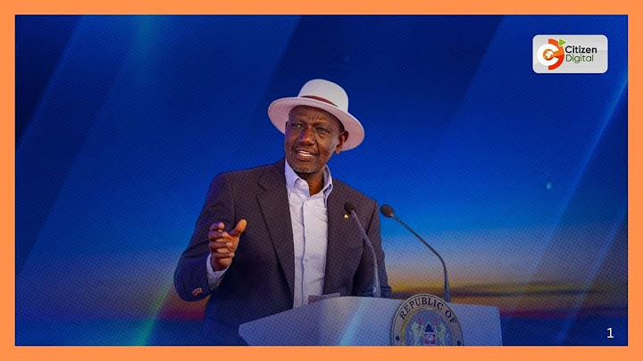 Ruto: Nothing is going to stop me from driving the transformation that is going to change Kenya