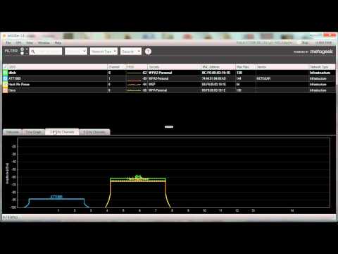 Using InSSIDer 2.1 to Sniff Wifi Hot Spots & Analyze Wireless Network Signals