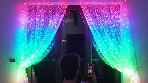 Twinkly Curtain Lights - Smart Animated App Based Lighting System