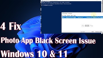 Fix Photos App Opens With Blank  Black Screen In Windows 10 - 4 Fix How To