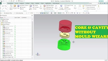CORE & CAVITY EXTRACTION WITHOUT WIZARD | MOULD DESIGN TUTORIAL #5