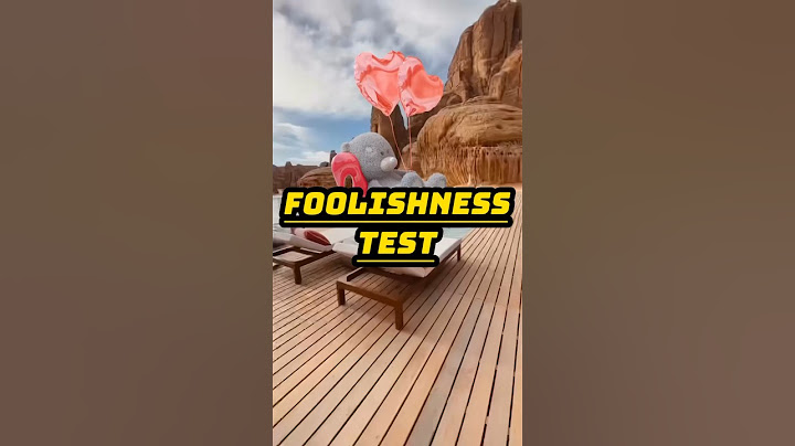 Foolishness test. #foolishness #test #shortsvideo #competition #challange
