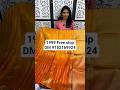 premium quality mashroo satin sarees in dual shade combination vt zari weaving birds design #shorts