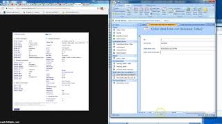 MS Access Data import web manual