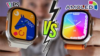 HK8 Pro Max Full Review VS ALL Other Fake Watch Ultras (AMOLED vs IPS) screenshot 4