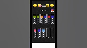 Water Sort Puzzle Level 101 Walkthrough #shorts #watersortpuzzle