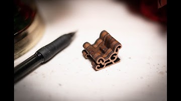 Laser Cut Christmas Project - Miniature Sleigh cut on Glowforge