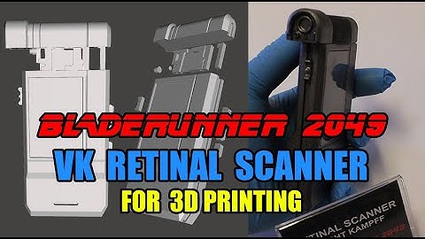 Bladerunner 2049 RETINAL SCANNER prop for 3D printing.