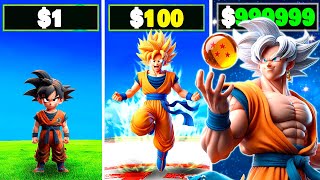 DE $1 A $1,000,000 GOKU en GTA 5!! (Dragon Ball mod)