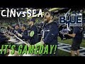 CINvsSEA Seahawks Gameday | Blue Thunder Drumline