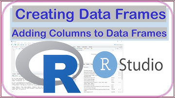 How to Create Data Frames in R | How to Add a New Column to a Data