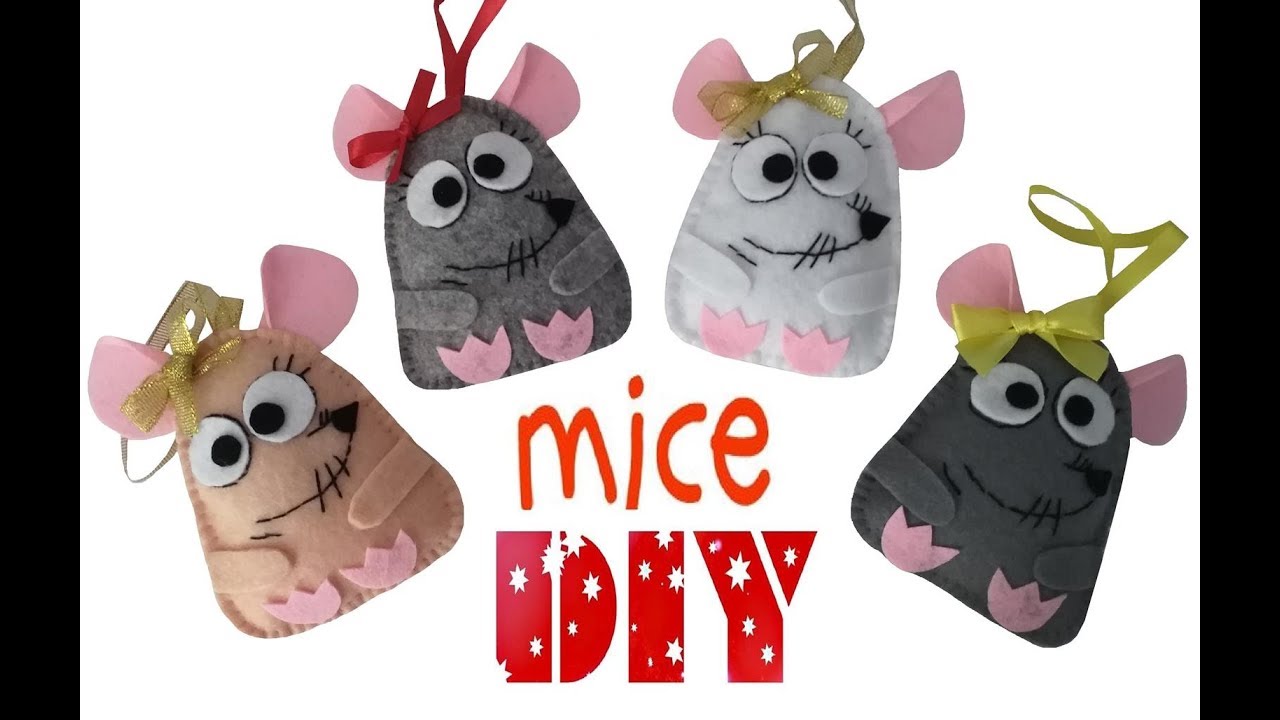 Символ года 2020 своими руками/  Как сшить МЫШЬ-КРЫСА/ Елочная Игрушка Крыса Мышка/ A mouse 2020