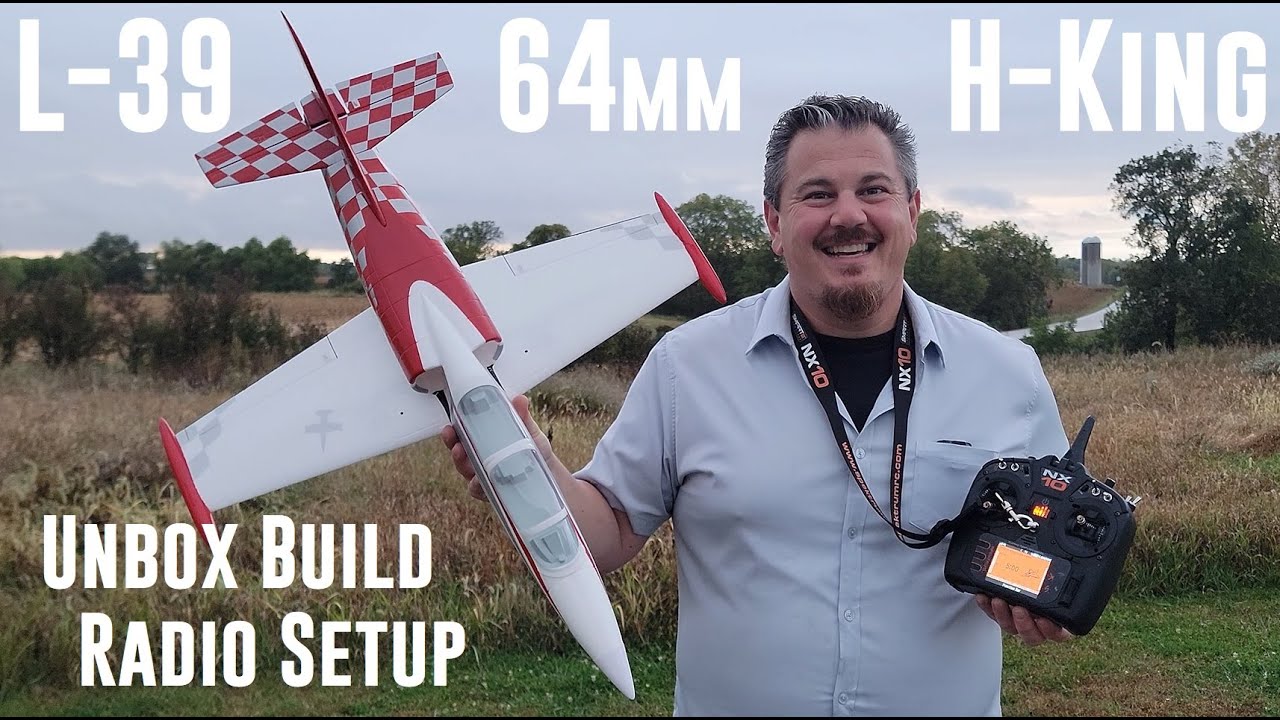 H-King - L-39 Albatros - 64mm - Unbox, Build, & Radio Setup - Limited Time Offering