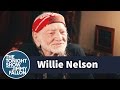 Jimmy Visits Willie Nelson's Tour Bus