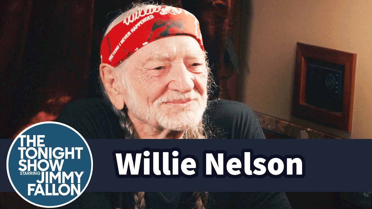 Jimmy Visits Willie Nelson S Tour Bus