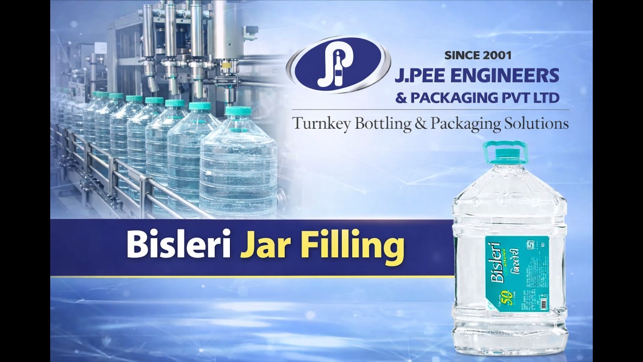 Bisleri 10Ltr 60BPM Jar RFC Machine By J.PEE Engineers