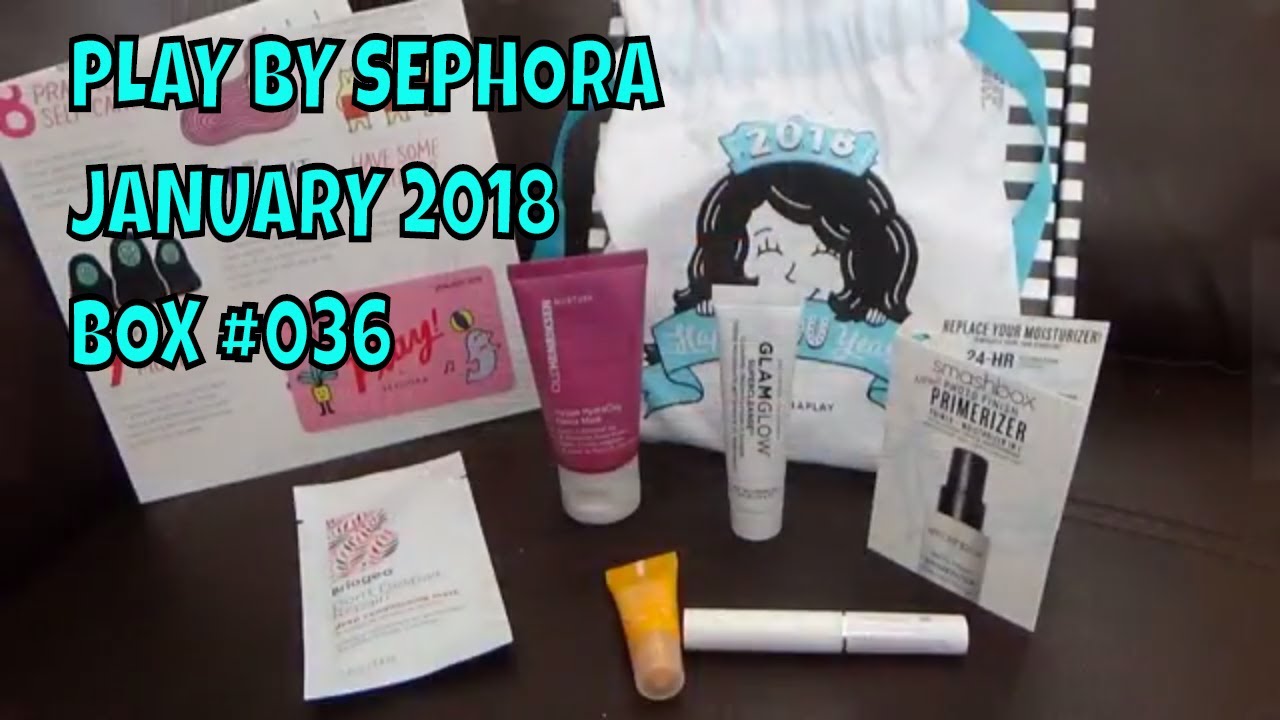 PLAY BY SEPHORA JANUARY 2018 BOX 036