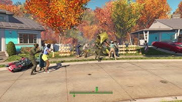 Enraged Fog Crawler Goes Crazy in Pre-War Sanctuary Hills