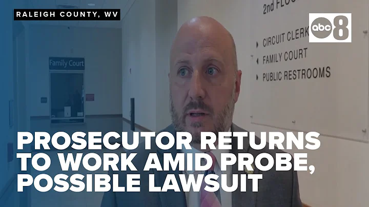 Prosecutor returns to work amid misconduct investigation and possibly lawsuit