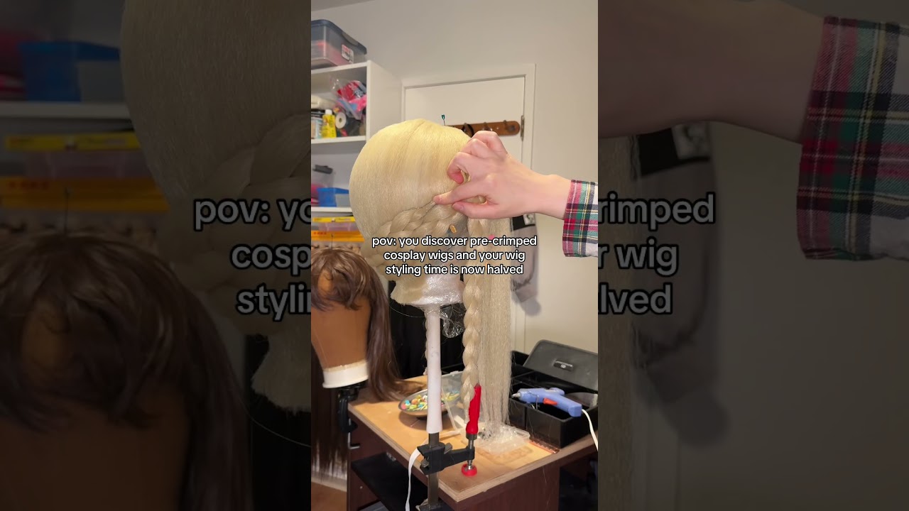 where are the luluci fans at #witchhatatelier #wigstyling #cosplaywig #helmetwig #lulucicosplay
