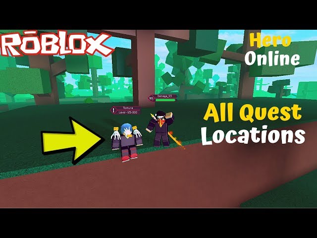 Every Boss Locations In Heroes Online!! 