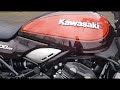 Unboxing kawasaki z900 rs 2018 walkaround sound check low seat deutsch