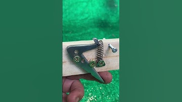 Handmade a simple trigger mechanism # Craft idea # DIY # Mechanical