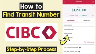 Find Transit Number CIBC | CIBC MICR Number | CIBC Direct Deposit Information | CIBC Transit code screenshot 3