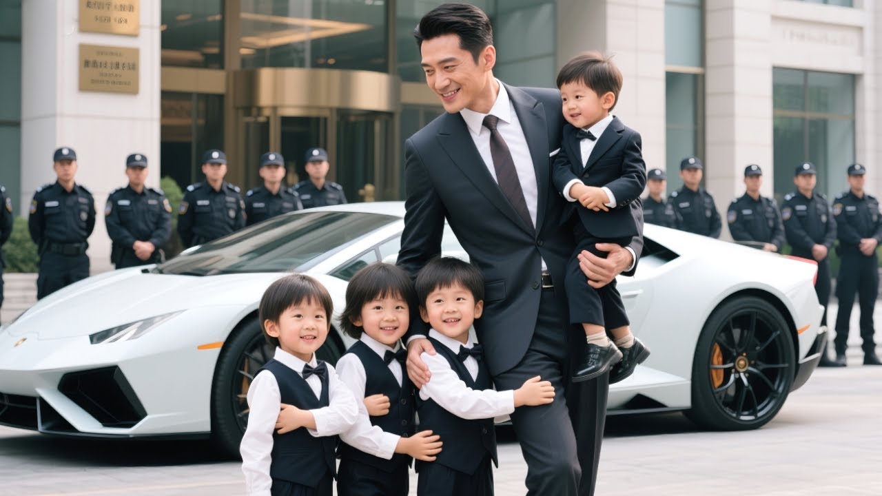 Des jumeaux retrouvent leur père, un PDG, et découvrent qu'il a un fils identique à eux !