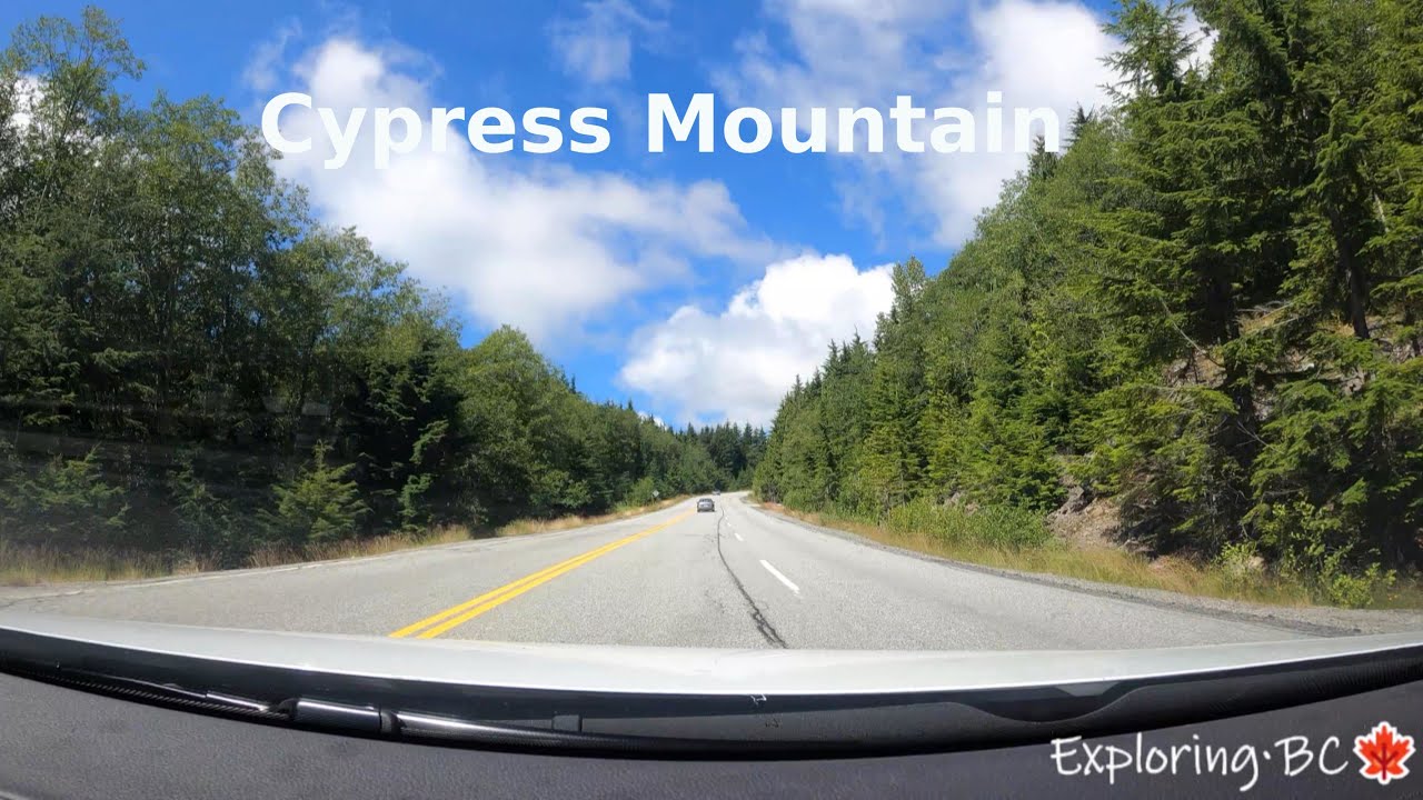 4K 60fps - The Drive up Cypress Mountain