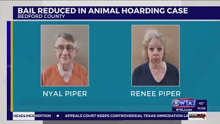 Judge reduces million-dollar bail for Bedford dog hoarding duo