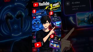 3 YouTube Hidden Features You NEED to Try! 😱 #shorts